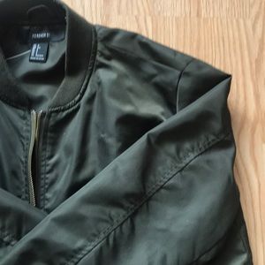 Dark Green Light Bomber jacket